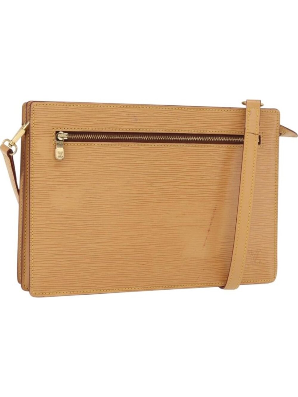 LOUIS VUITTON Epi Angian Shoulder Bag Beige M52116